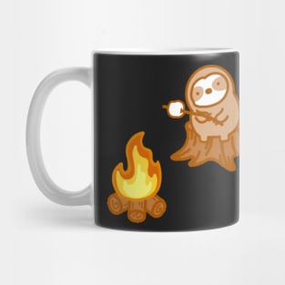 Cute Campfire S’mores Sloth Mug